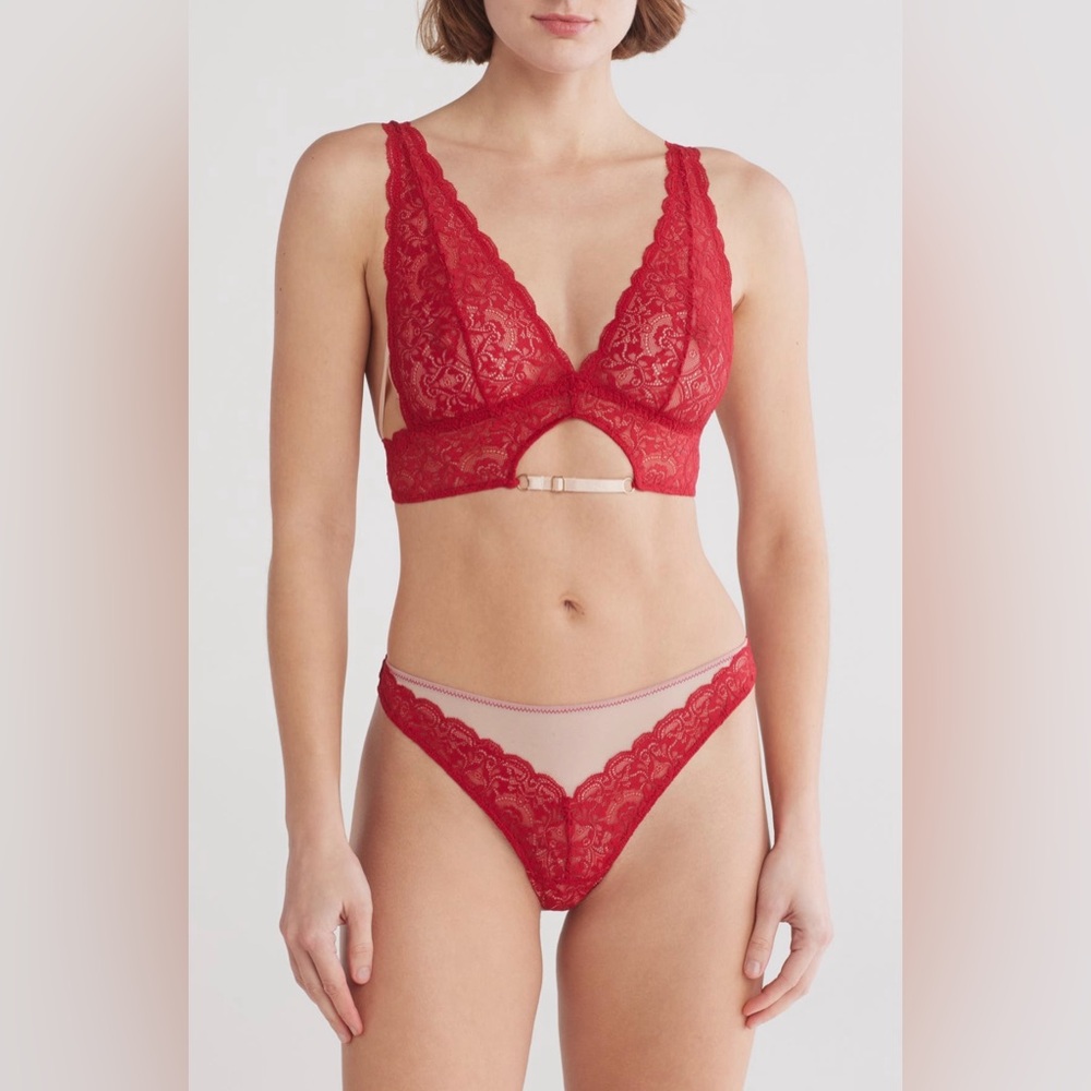Honeydew - Nicolette Lace Bralette & Thong Set